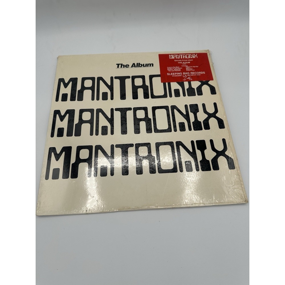 The Album LP by Mantronix vinyl‎ 1985 VG+ TLX-6 Sleeping Bag Records
